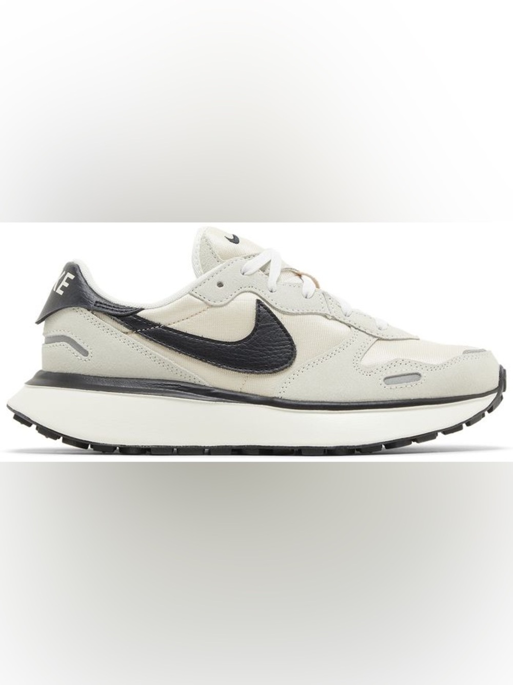 NWT. Nike. Wmns Phoenix Waffle 'Summit White Black'. Size 8.